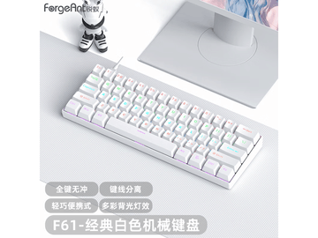 锐蚁F61Pro青轴机械键盘到手仅49元