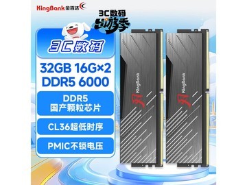 金百达黑刃DDR5 6000MHz 32GB