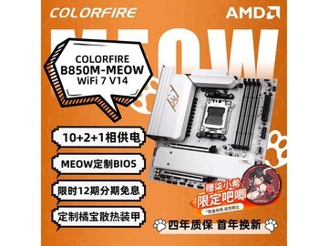 七彩虹橘猫主板13号抢，直降50元！