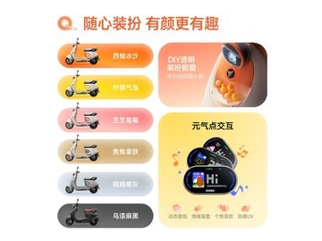 九号Q3 85c电动摩托限时特惠