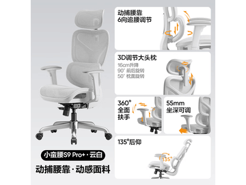 网易严选小蛮腰S9pro+人体工学椅