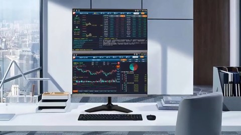 TOPSKYS TS042｜垂直双屏「金融 / 办公专用架」，稳到离谱