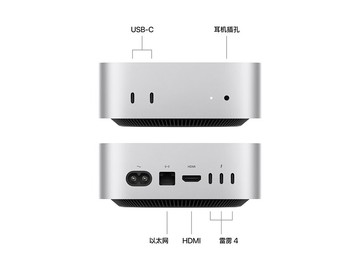Apple Mac mini 2024银色款国补优惠来袭