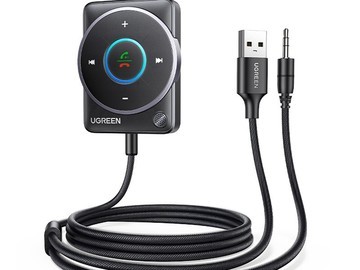 绿联车载蓝牙接收器5.4，到手价99元！