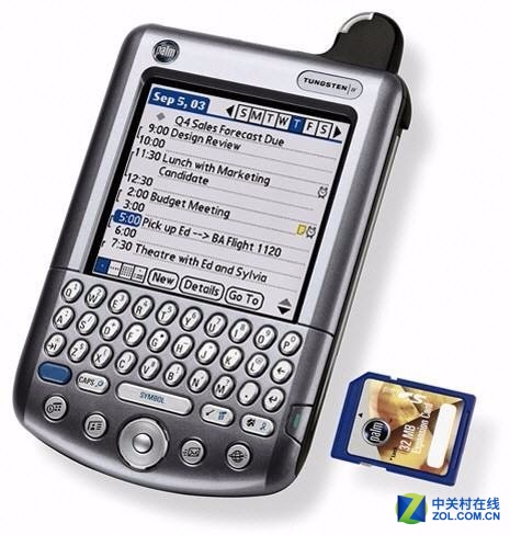 ۿHandspringֻPDAķˮPalm˾סˣ2003PalmƳPalm Tungsten WTWһ֧GSM/GPRS˫ƵֻͬڵTreo 270ȣԺأֻͨ绰